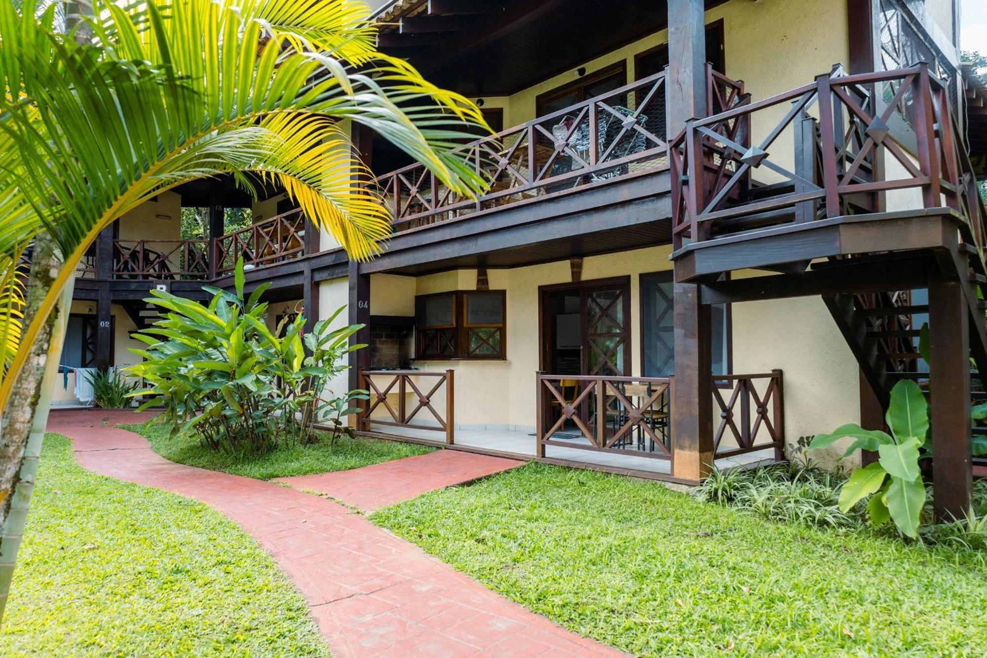 Flat recém reformado Cond. Canto do Mar-Maresias Esterno foto